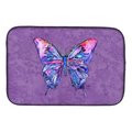 Carolines Treasures Carolines Treasures 8860DDM Butterfly on Purple Dish Drying Mat 8860DDM